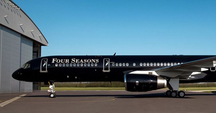 Four Seasons’ Private Jet Review: First Look Inside Newly Branded 757 ...